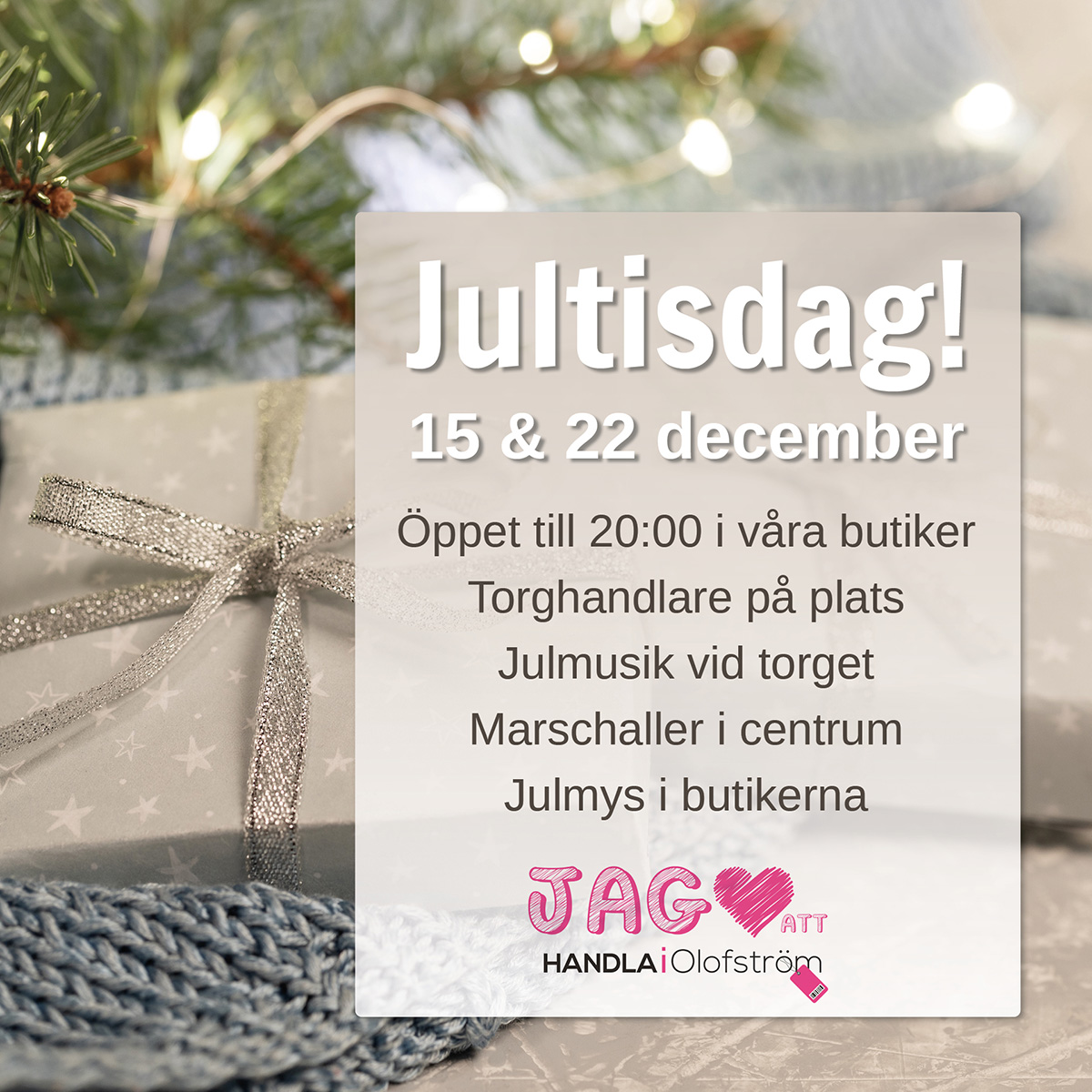 Banner Handla i Olofström